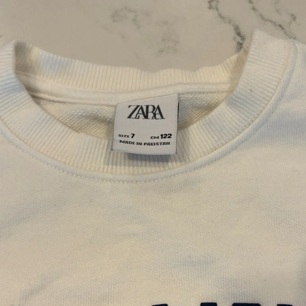 Zara Kids Navy and White Graphic Top and Sweatshirt Bundle